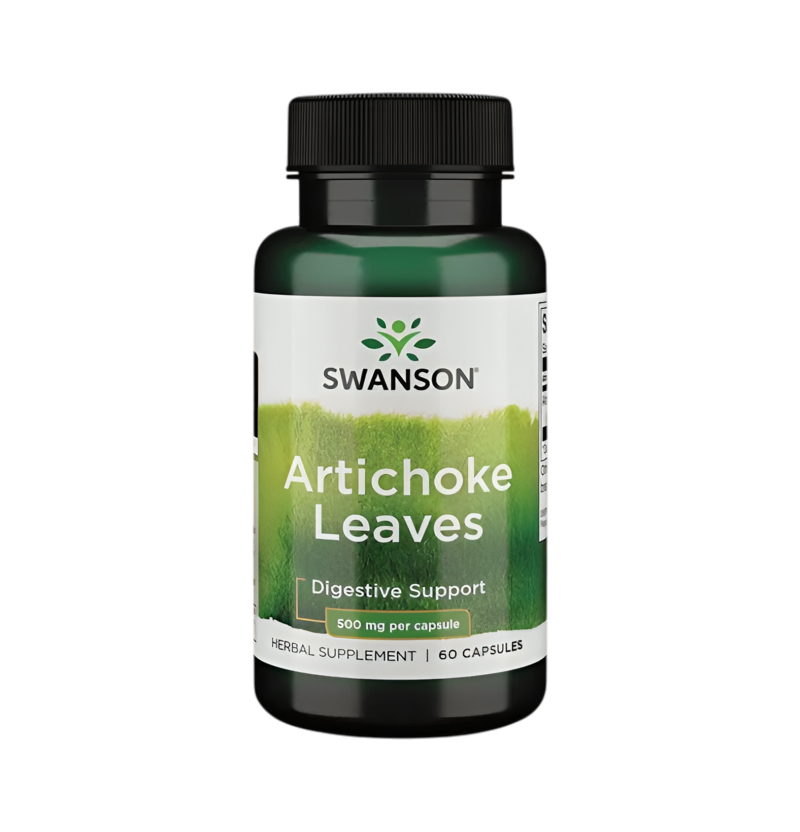 Swanson Artichoke Leaves 500mg 60 Kapslar