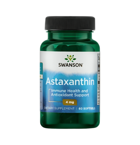 Swanson Astaxanthin 4mg 60 Mjukgelkapslar