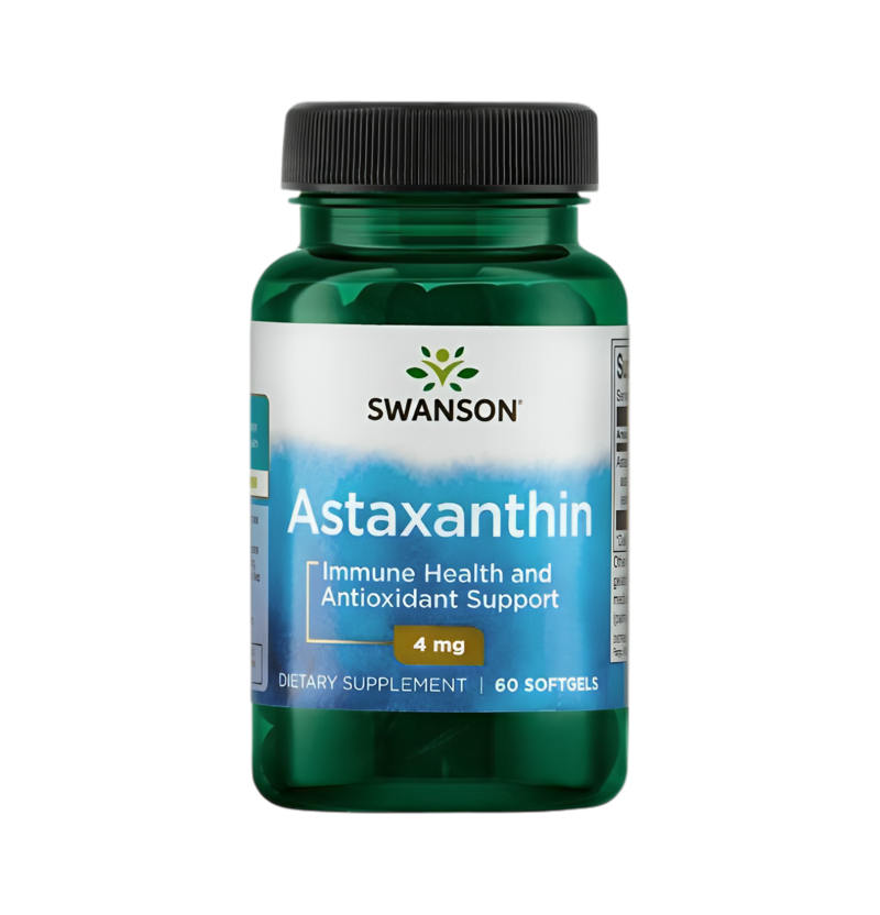 Swanson Astaxanthin 4mg 60 Mjukgelkapslar