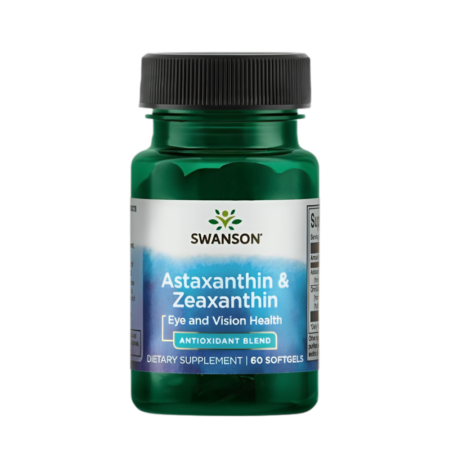 Swanson Astaxanthin & Zeaxanthin 60 Mjukgelkapslar