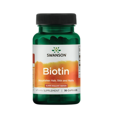 Swanson Biotin 5000mcg 30 Kapslar