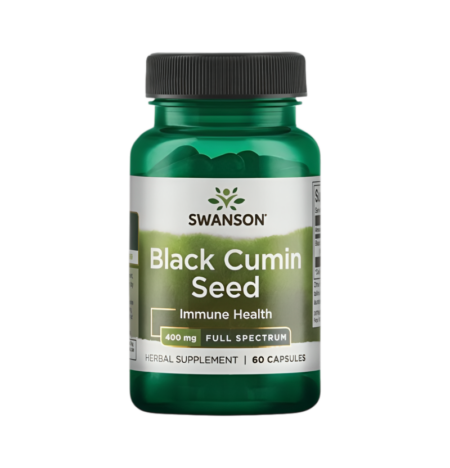 Swanson Black Cumin Seed 400mg 60 Kapslar