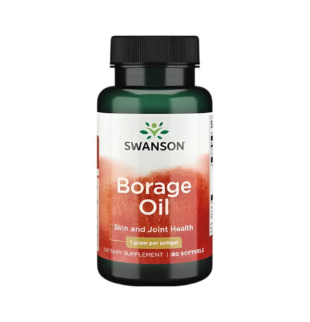 Swanson Borage Oil 1000mg 60 Mjukgelkapslar