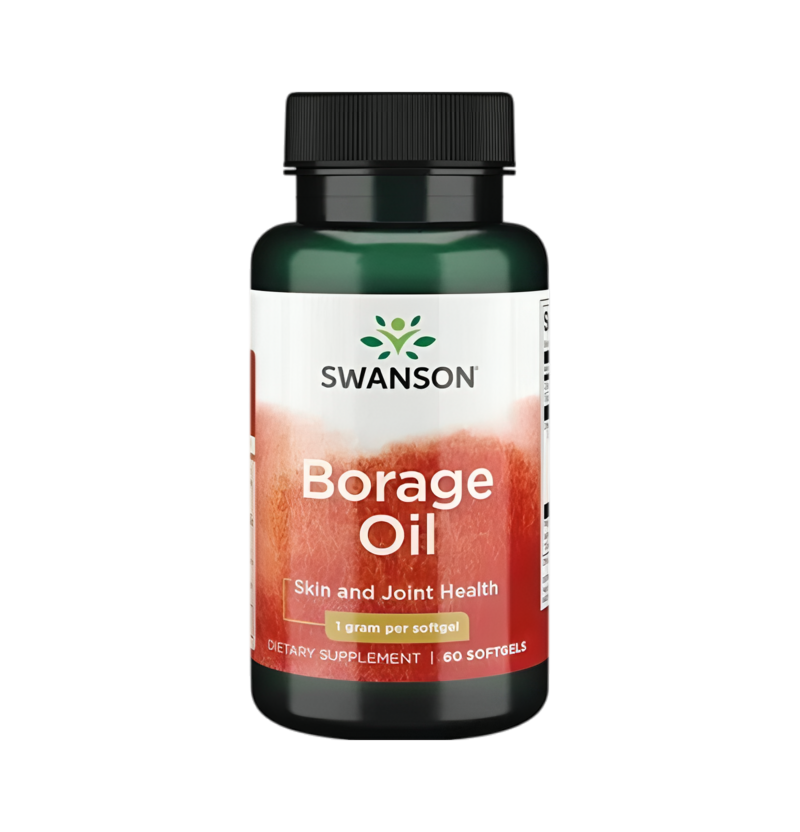 Swanson Borage Oil 1000mg 60 Mjukgelkapslar