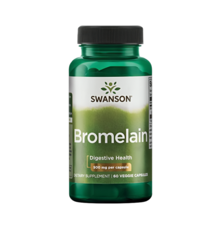 Swanson Bromelain 500mg 60 Vegetariska Kapslar