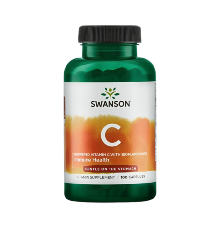 Swanson Buffered Vitamin C with Bioflavonoids 100 Kapslar