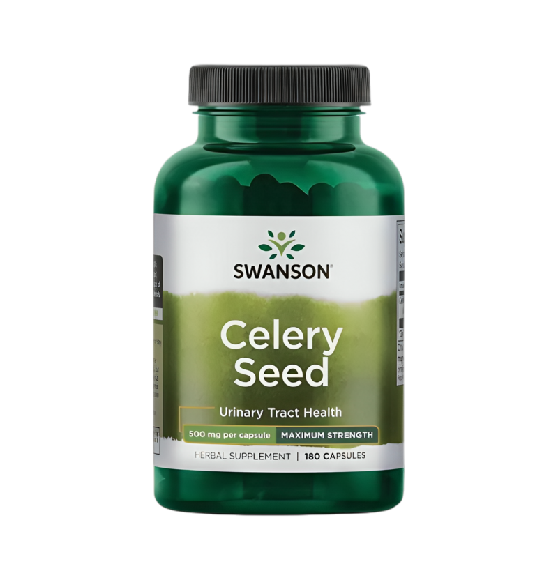 Swanson Celery Seed 500mg 180 Kapslar