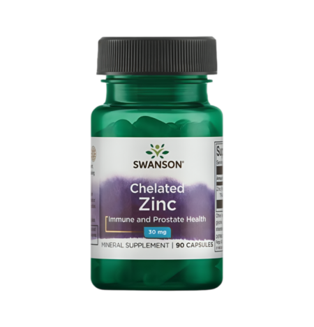 Swanson Chelated Zinc 30mg 90 Kapslar