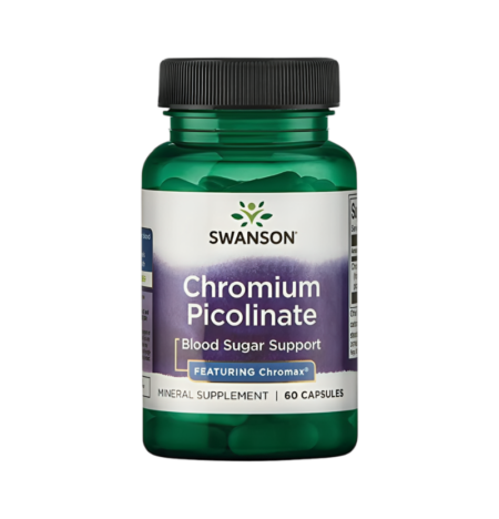 Swanson Chromium Picolinate Featuring Chromax 200µg 60 Kapslar