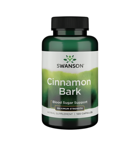 Swanson Cinnamon Bark, Maximum Strength 120 Kapslar