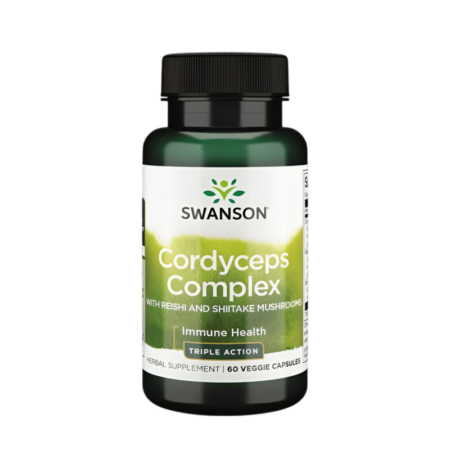 Swanson Cordyceps Complex with Reishi and Shiitake Mushrooms 60 Kapslar