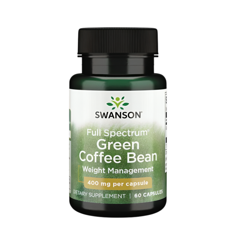Swanson Full Spectrum Green Coffee Bean 400mg 60 Kapslar