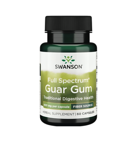 Swanson Full Spectrum Guar Gum 400mg 60 Kapslar