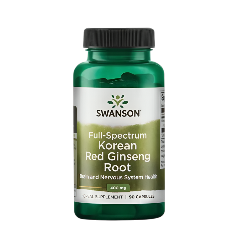 Swanson Full Spectrum Korean Red Ginseng Root 400mg 90 Kapslar