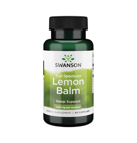 Swanson Full Spectrum Lemon Balm 500mg 60 Kapslar