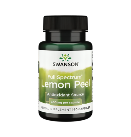 Swanson Full Spectrum Lemon Peel 400mg 60 Kapslar