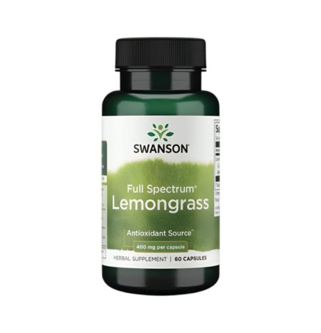 Swanson Full Spectrum Lemongrass 400mg 60 Kapslar