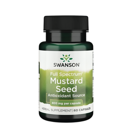 Swanson Full Spectrum Mustard Seed 400mg 60 Kapslar