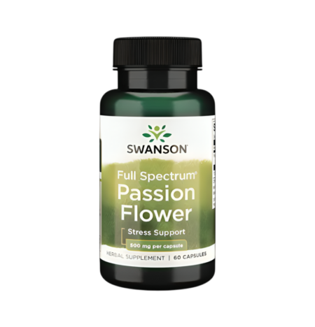 Swanson Full Spectrum Passion Flower 500mg 60 Kapslar