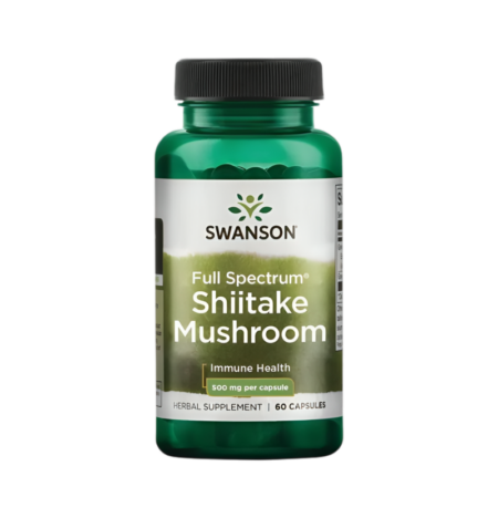Swanson Full Spectrum Shiitake Mushroom 500mg 60 Kapslar
