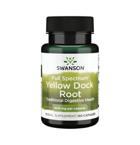Swanson Full Spectrum Yellow Dock Root 400mg 60 Kapslar