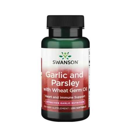 Swanson Garlic and Parsley with Wheat Germ Oil 250 Mjukgelkapslar