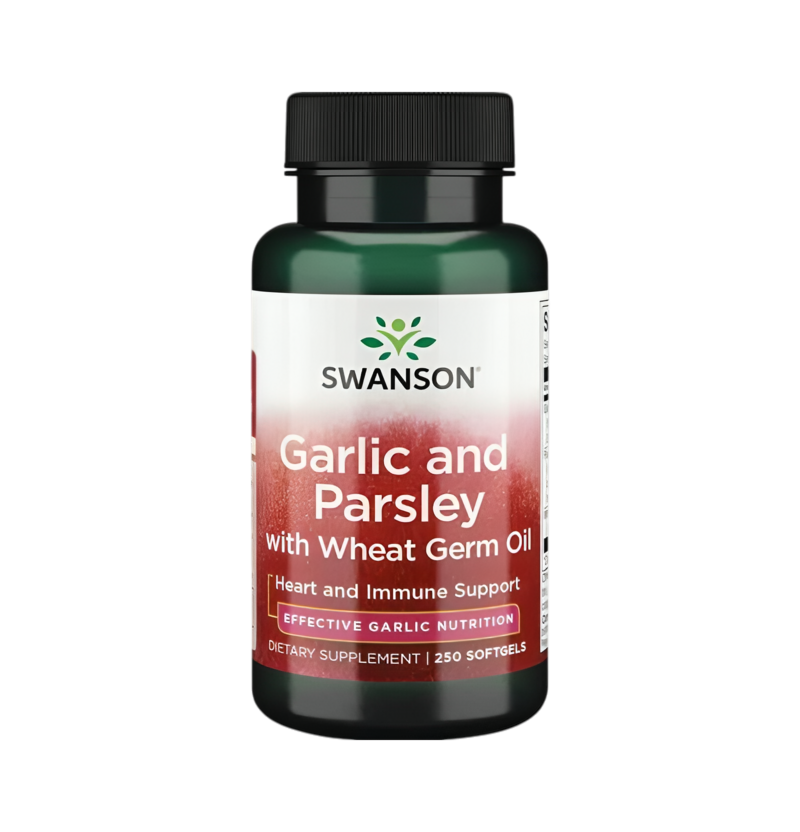 Swanson Garlic and Parsley with Wheat Germ Oil 250 Mjukgelkapslar