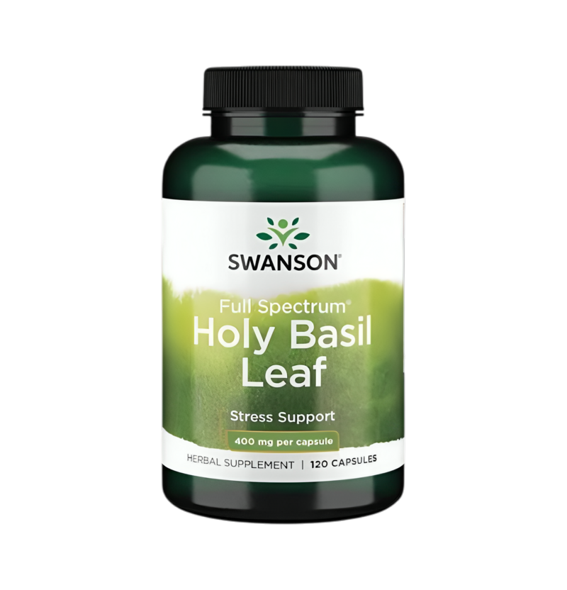 Swanson Holy Basil Leaf 400mg 120 Kapslar