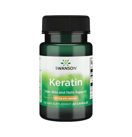 Swanson Keratin 50mg 60 Kapslar