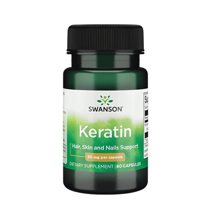 Swanson Keratin 50mg 60 Kapslar