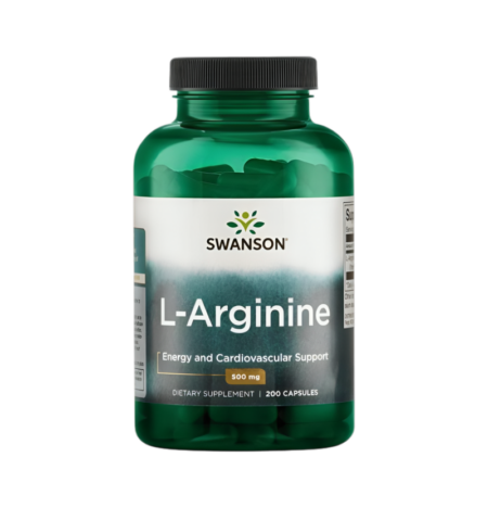 Swanson L-Arginine 500mg 200 Kapslar