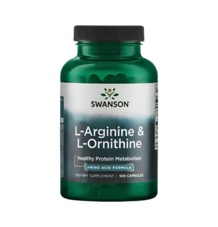 Swanson L-Arginine & L-Ornithine 100 Kapslar