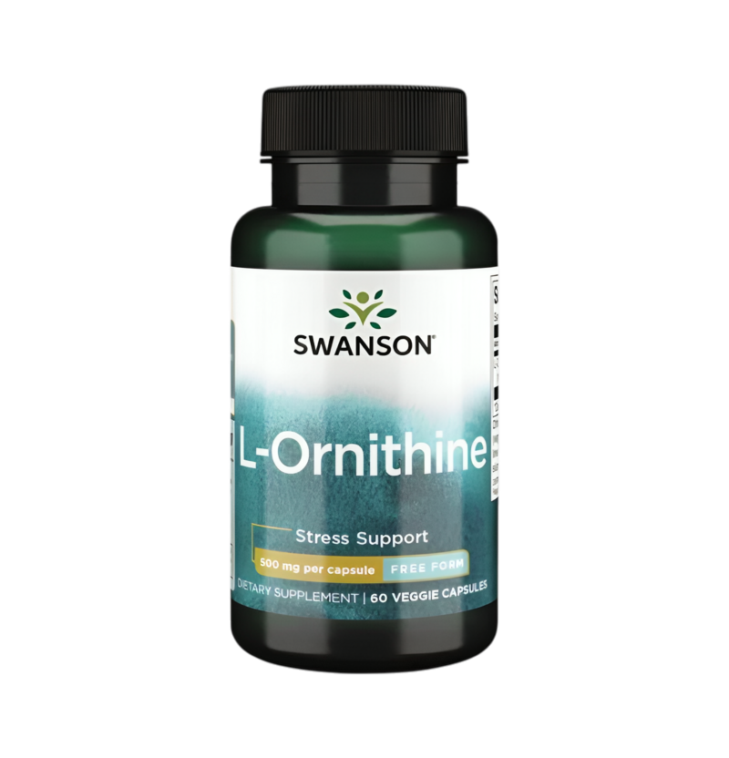 Swanson L-Ornithine 500mg 60 Kapslar