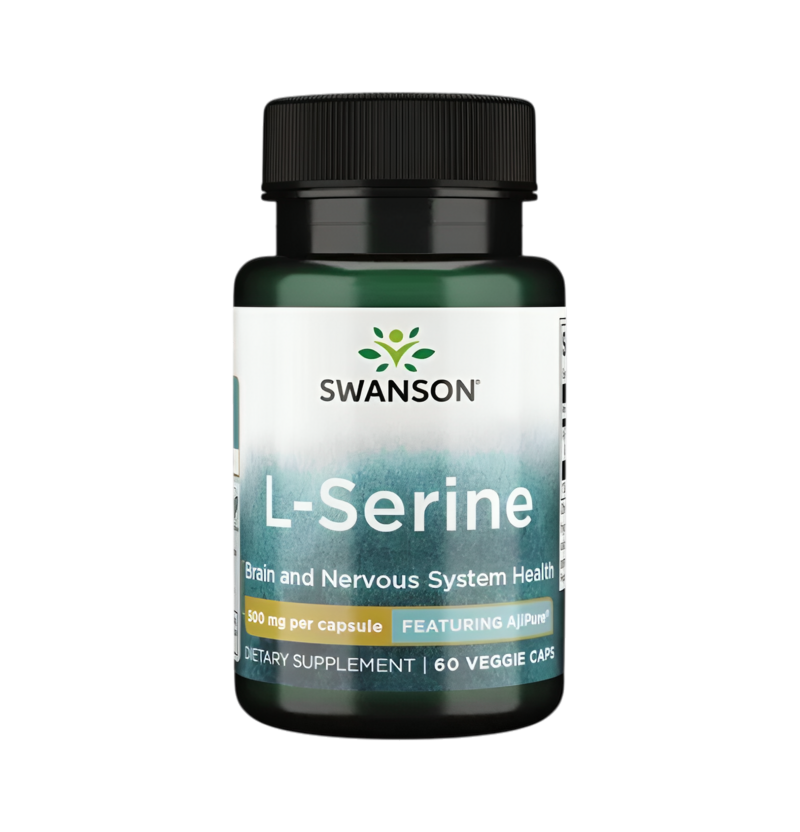Swanson L-Serine 500mg 60 Kapslar