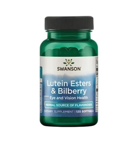 Swanson Lutein Esters & Bilberry 120 Mjuka gelkapslar