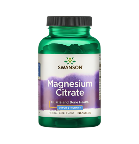 Swanson Magnesium Citrate 225mg 240 Tabletter