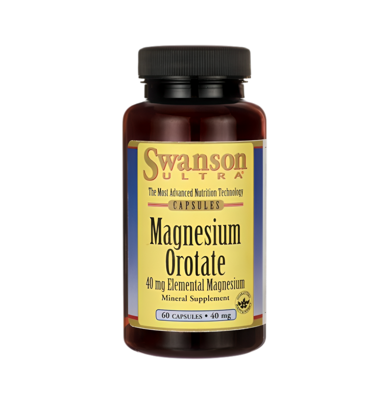 Swanson Magnesium Orotate 40mg 60 Kapslar