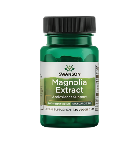 Swanson Magnolia Extract 200mg 30 Vegetariska kapslar
