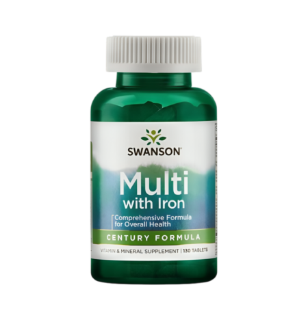 Swanson Multi with Iron - Century Formula 130 Tabletter