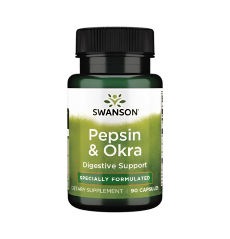 Swanson Pepsin & Okra 90 Kapslar