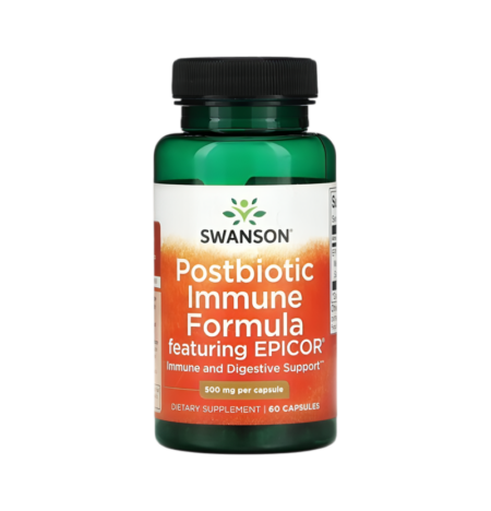Swanson Postbiotic Immune Formula featuring EPICOR 60 Kapslar