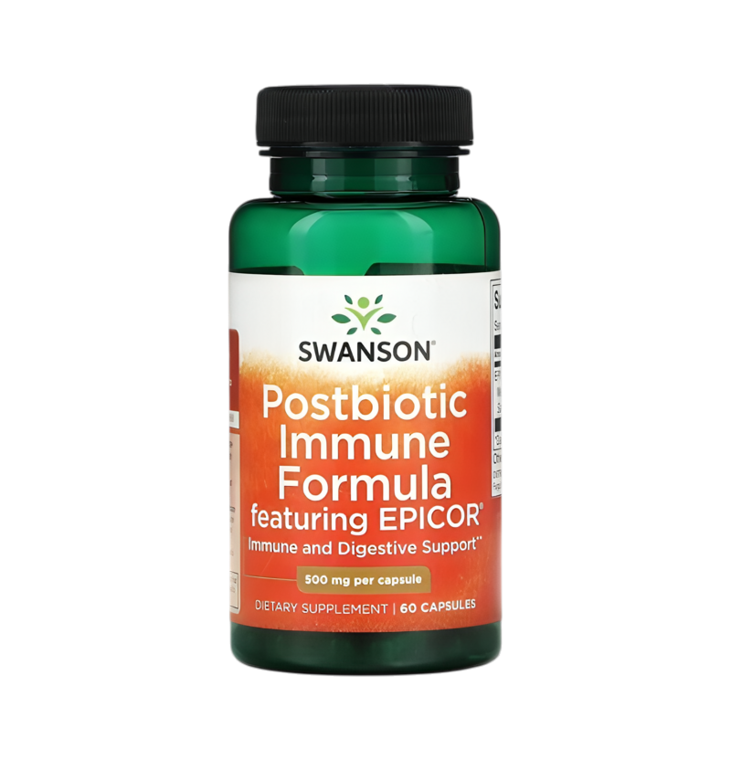 Swanson Postbiotic Immune Formula featuring EPICOR 60 Kapslar