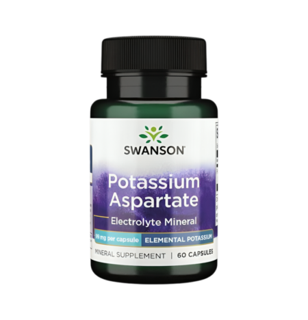 Swanson Potassium Aspartate 99mg 60 Kapslar