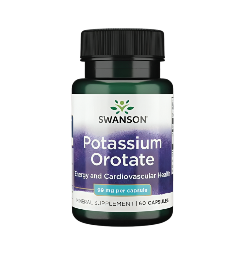 Swanson Potassium Orotate 99mg 60 Kapslar