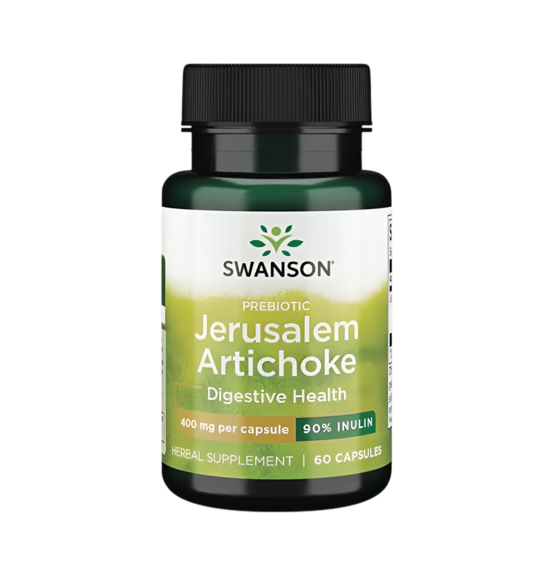 Swanson Prebiotic Jerusalem Artichoke 400mg 60 Kapslar