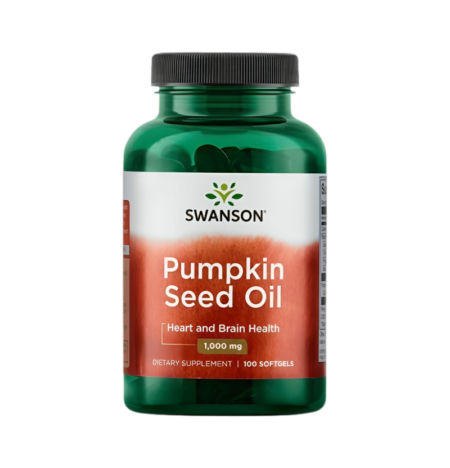 Swanson Pumpkin Seed Oil 1000mg 100 Mjukgelkapslar