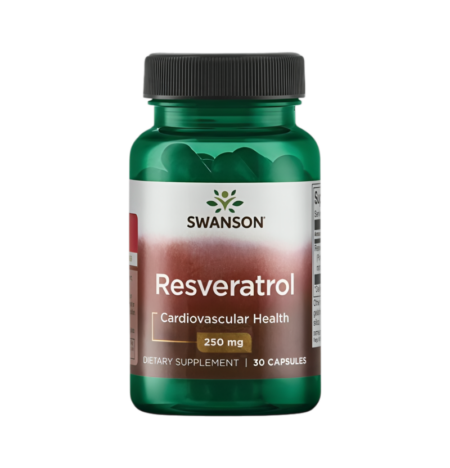 Swanson Resveratrol 250mg 30 Kapslar