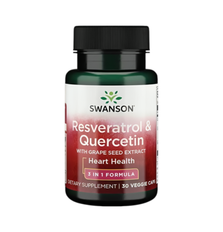 Swanson Resveratrol & Quercetin 30 Kapslar