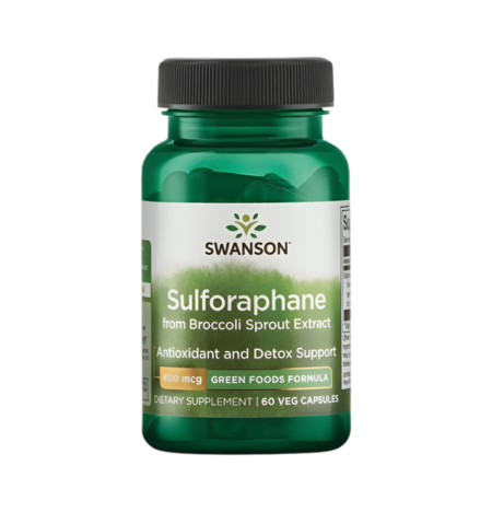 Swanson Sulforaphane from Broccoli Sprout Extract 400µg 60 Kapslar