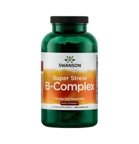 Swanson Super Stress B-Complex with Vitamin C 240 Kapslar